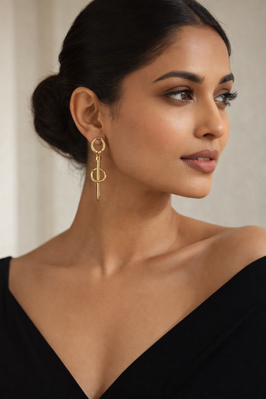 Zarinis Anti Tarnish Hoop Earrings With Sleek Circular Design