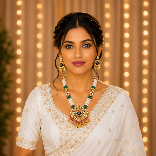 Multi Layer Maharani Necklace Set