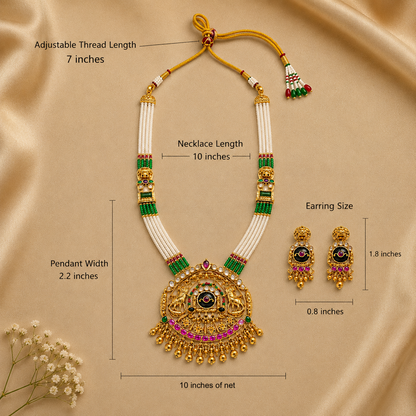 Zarini Regal Maharani Necklace Set