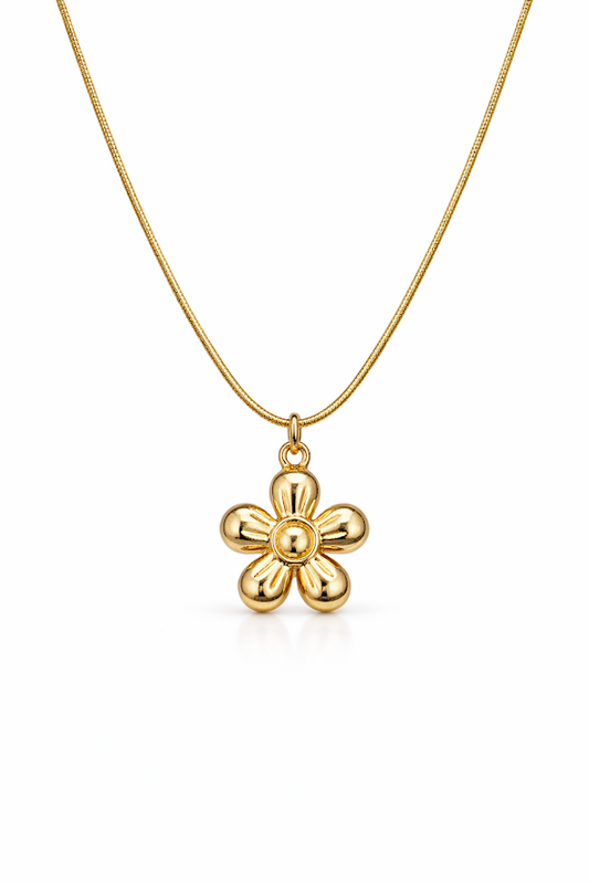 Zarini’s Gold-Toned Flower Anti-Tarnish Pendant
