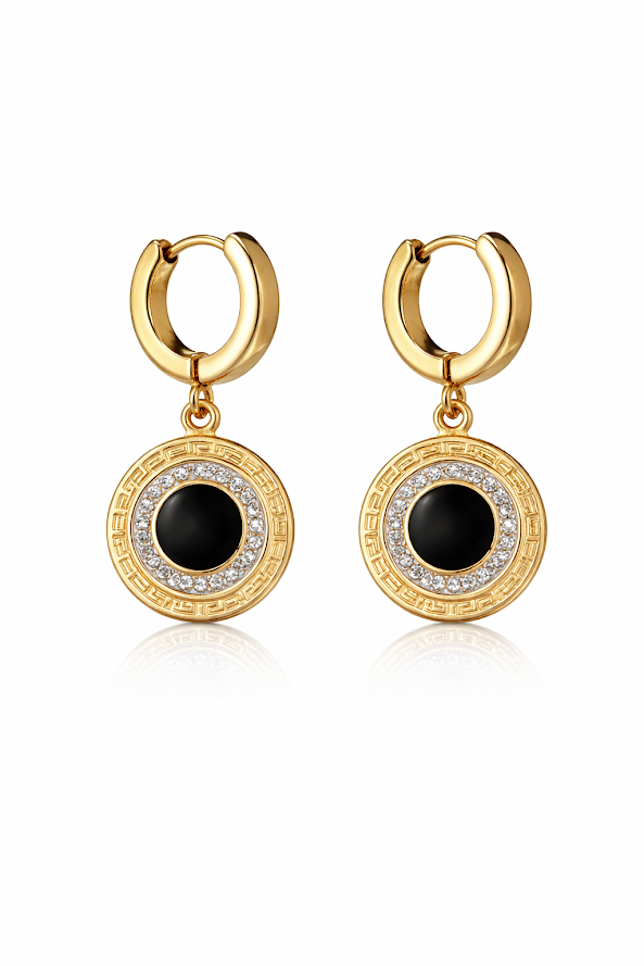Zarini’s Gold Plated Anti-Tarnish Cubic Zirconia Earrings