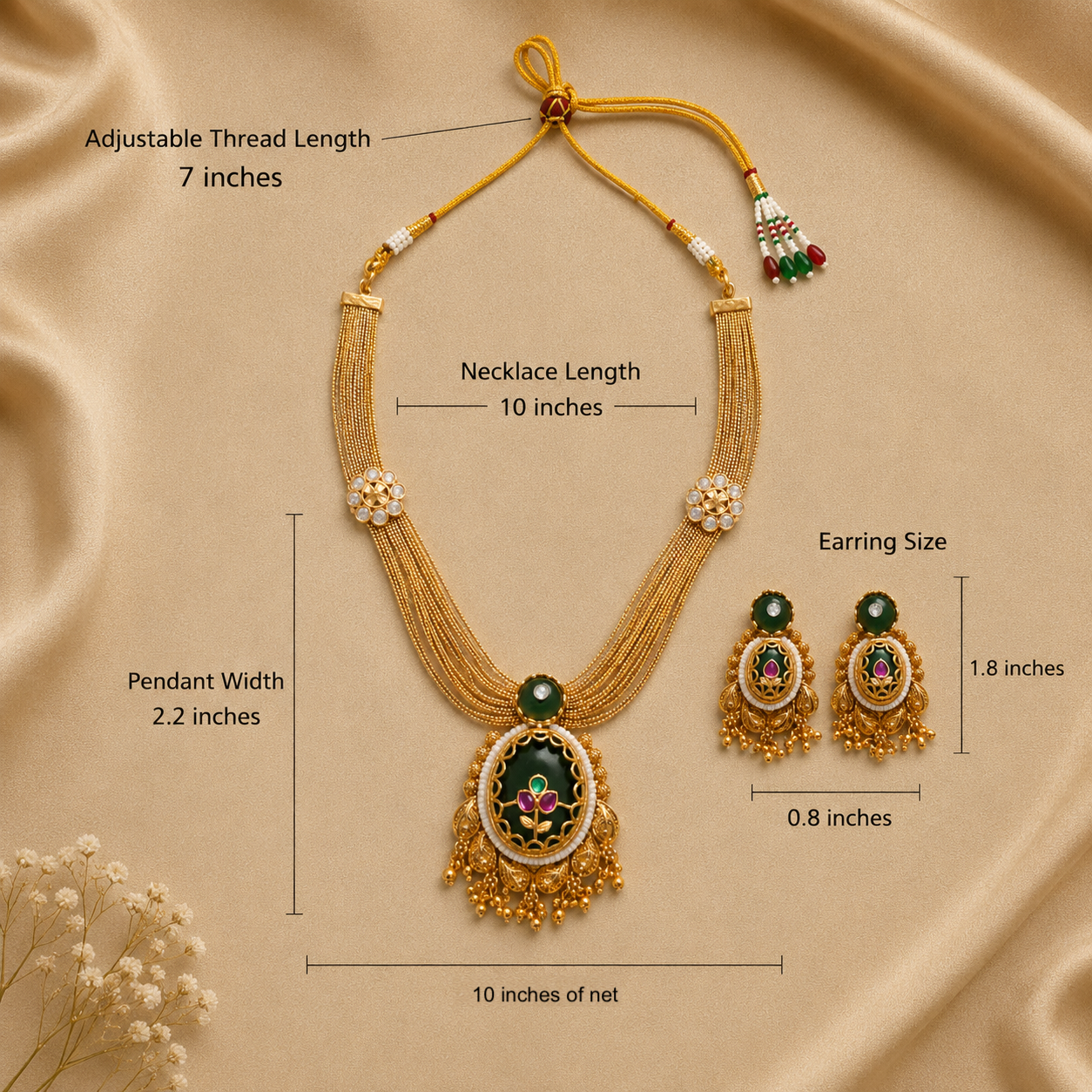 Zarini Classic Elegance Necklace Set