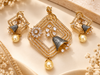 ZARINI Belle Fleur Two-Tone Floral Pendant Set