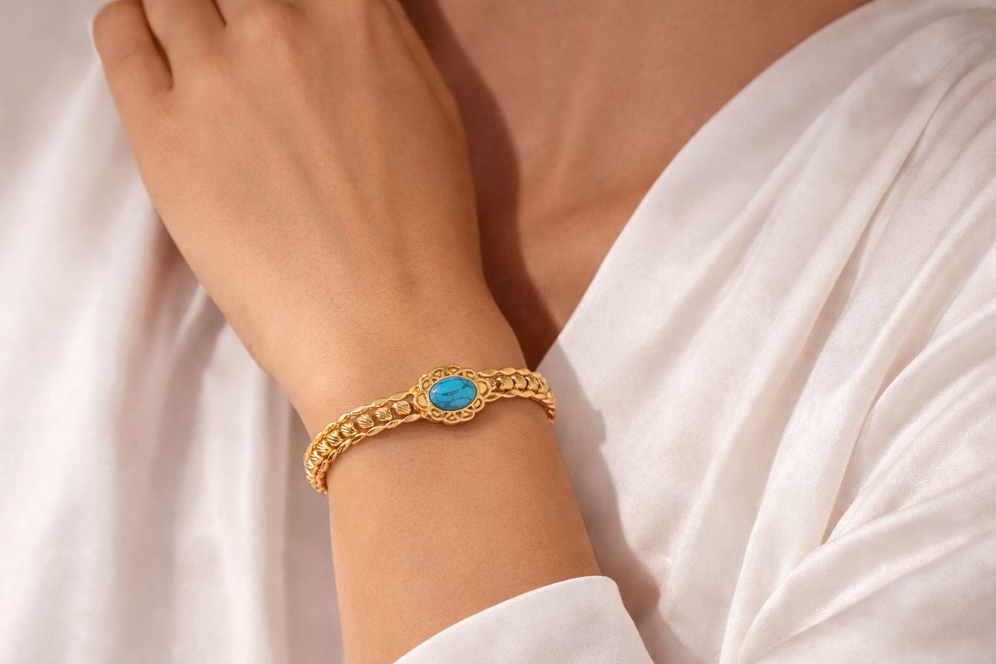 Zarini Royal Turquoise Elegance Bracelet