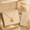 Zarini  Gold-Toned Flower Anti-Tarnish Pendant