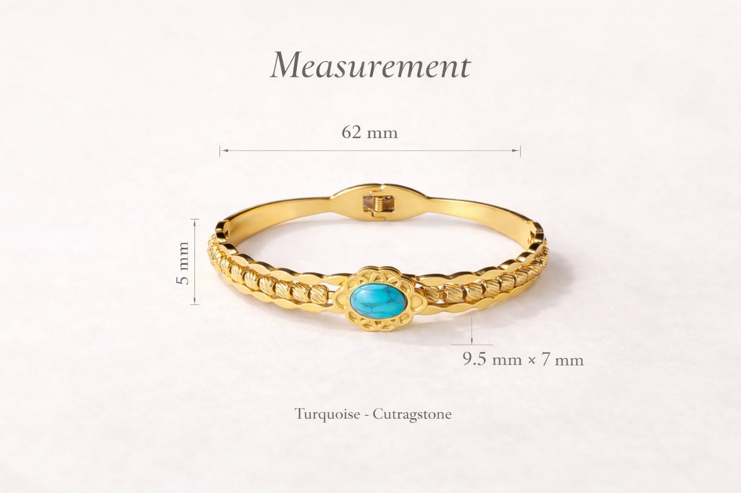 Zarini Royal Turquoise Elegance Bracelet